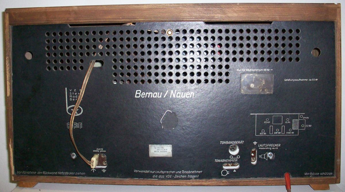 VEB SternRadio Berlin, Bernau Nauen(Rádio)
